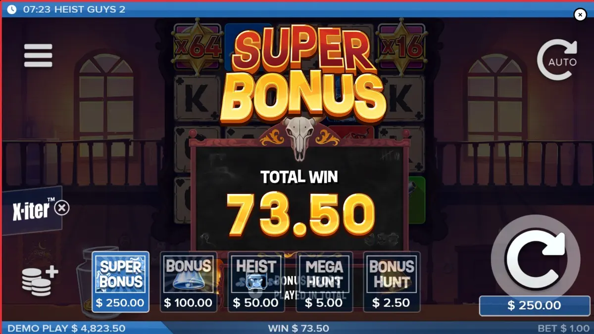 Heist Guys 2 slot com tema de faroeste e personagens cartoon